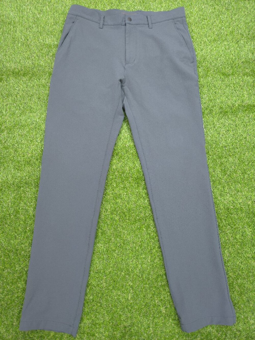 Huckberry Proof Nomad Pants Mens 32x32 Gray Performance Chinos Stretch Golf